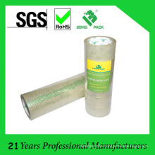 6 Rolls Tube Shrink with 1 Label BOPP Packing Transparent Tape (KD-0362)